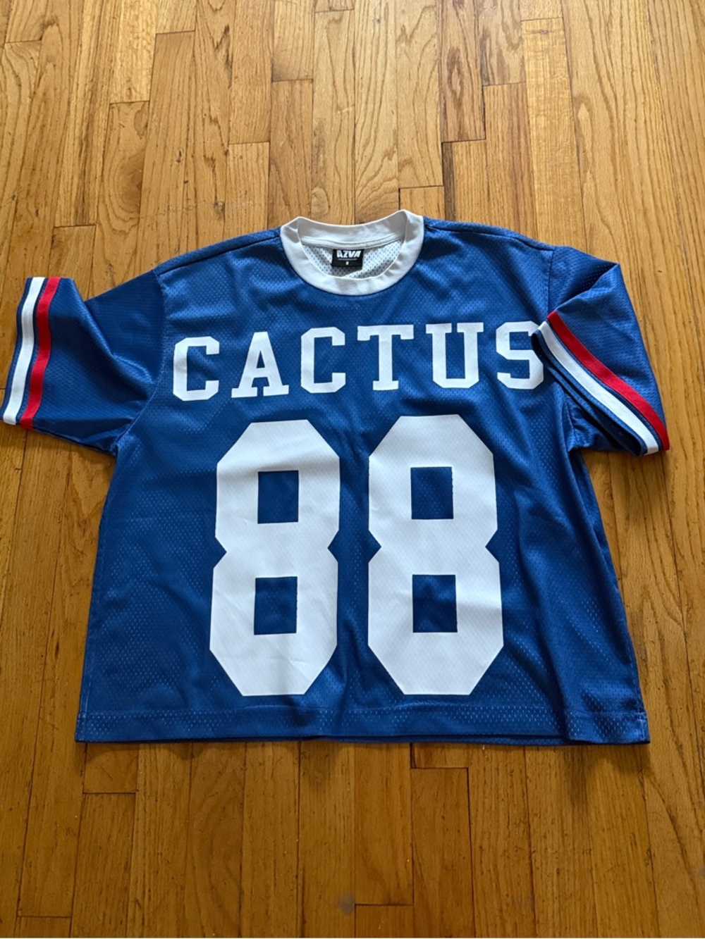Cactus Plant Flea Market Royal Blue Kids Jersey with White 88